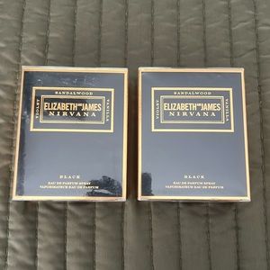 Elizabeth and James Nirvana Black Eau De Parfum Perfume Lot of 2